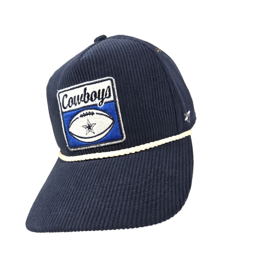 Dallas Cowboys NFL 47 Brand Rope Vintage Style Corduroy Snapback Hat Cap New